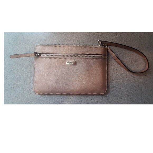 Kate Spade Laurel Way Tinie Wristlet Rose Gold - Picture 1 of 2